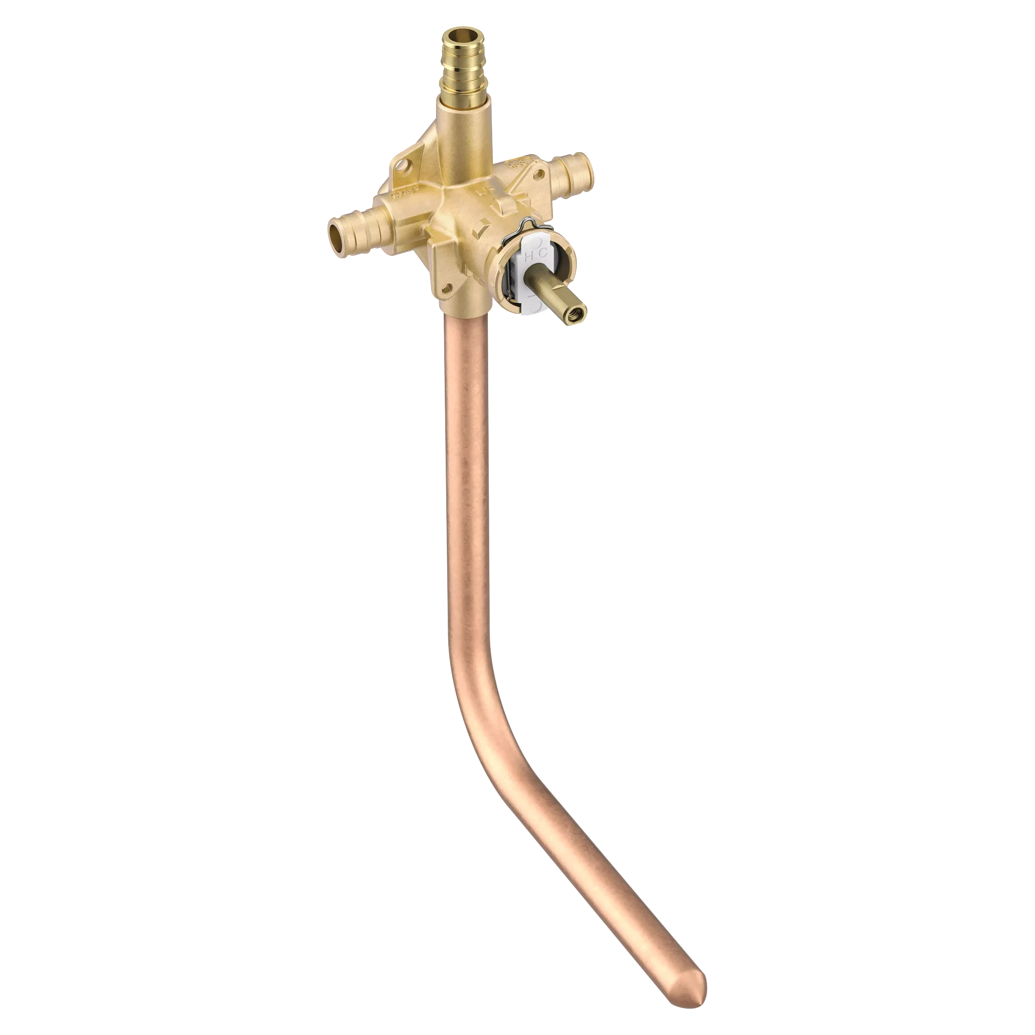 M-Pact Includes bulk pack Posi-Temp(R) 1/2" cold exp PEX with cc/ips tub connection pressure balancing - Image 3