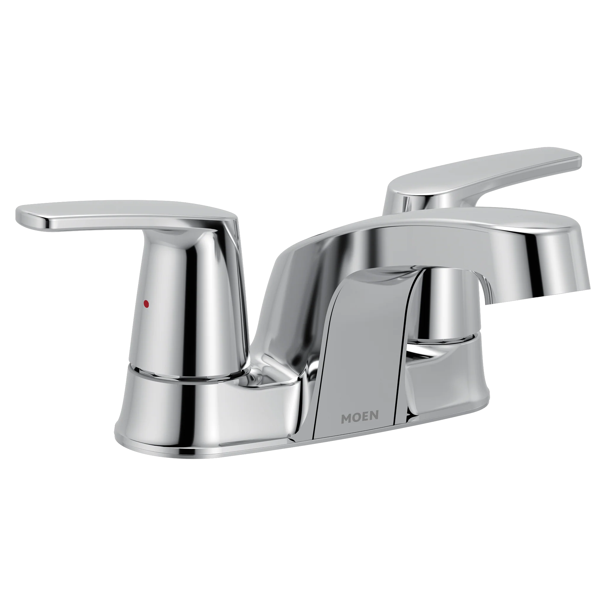Chateau Chrome two-handle low arc bathroom faucet - Image 2