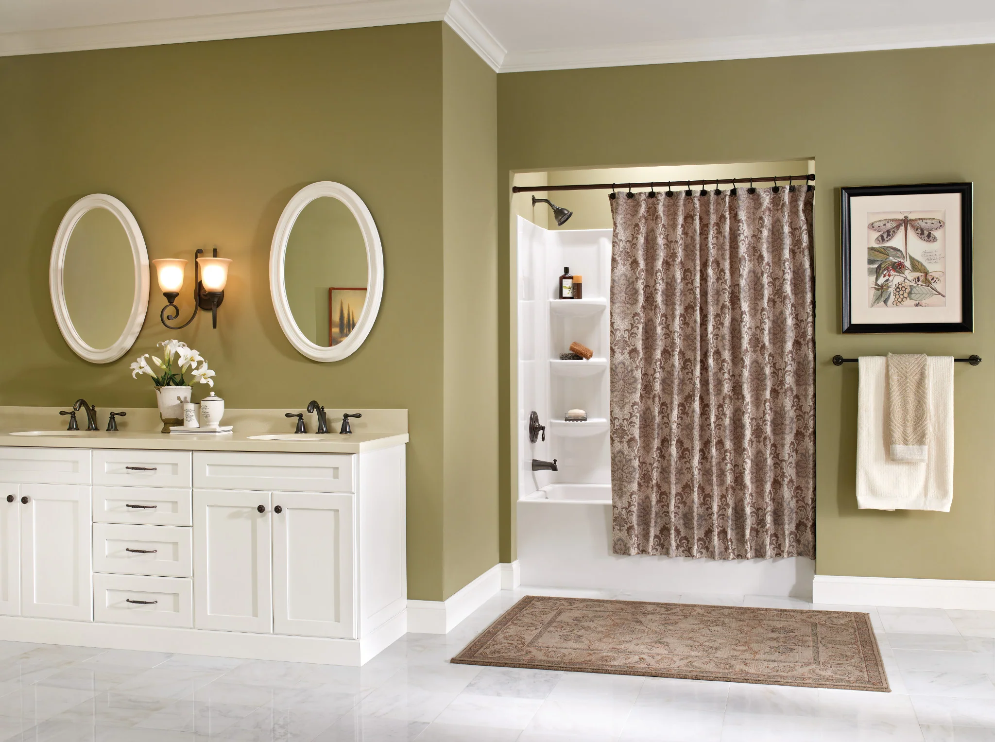 Caldwell Mediterranean Bronze Eco-performance Tub/shower - Image 6