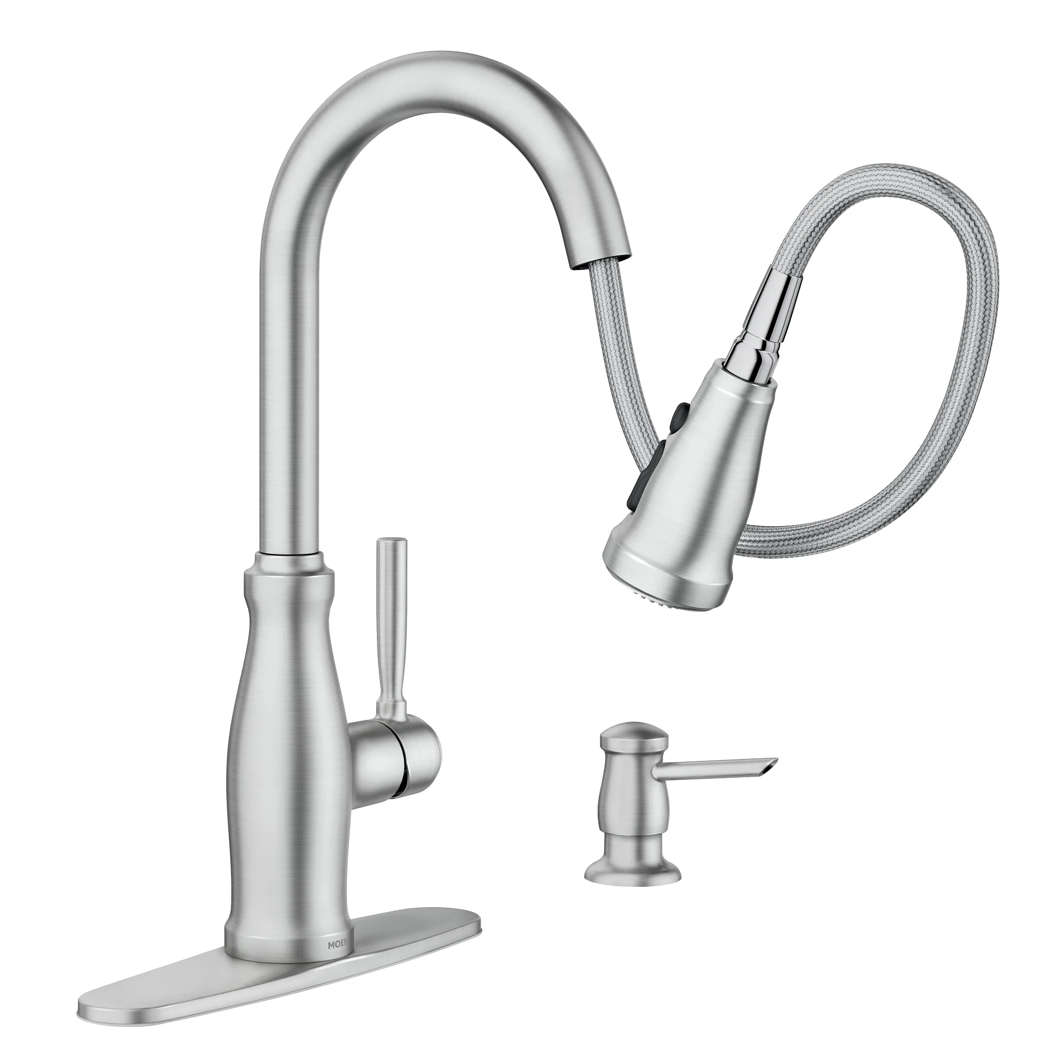 Stableton One-handle High Arc Pulldown Kitchen Faucet - Image 2