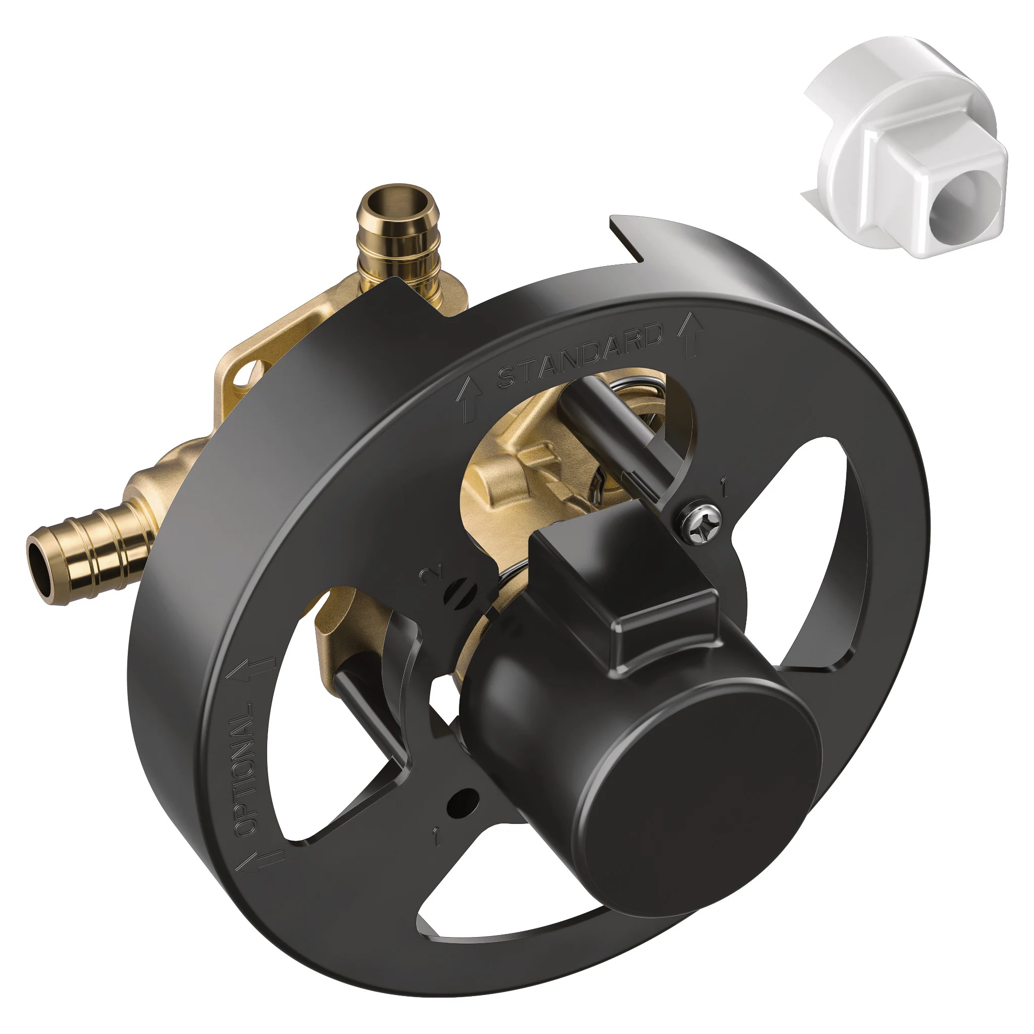 M-Pact Includes bulk pack Posi-Temp(R) 1/2" crimp ring PEX connection pressure balancing - Image 2