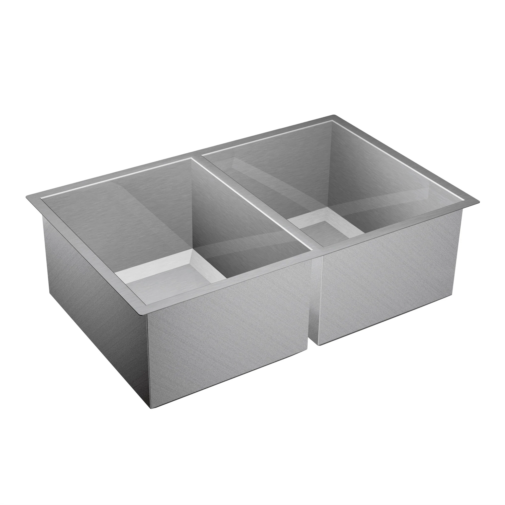Prep 31" Stainless Steel  Undermount Double Bowl Sink - Image 3