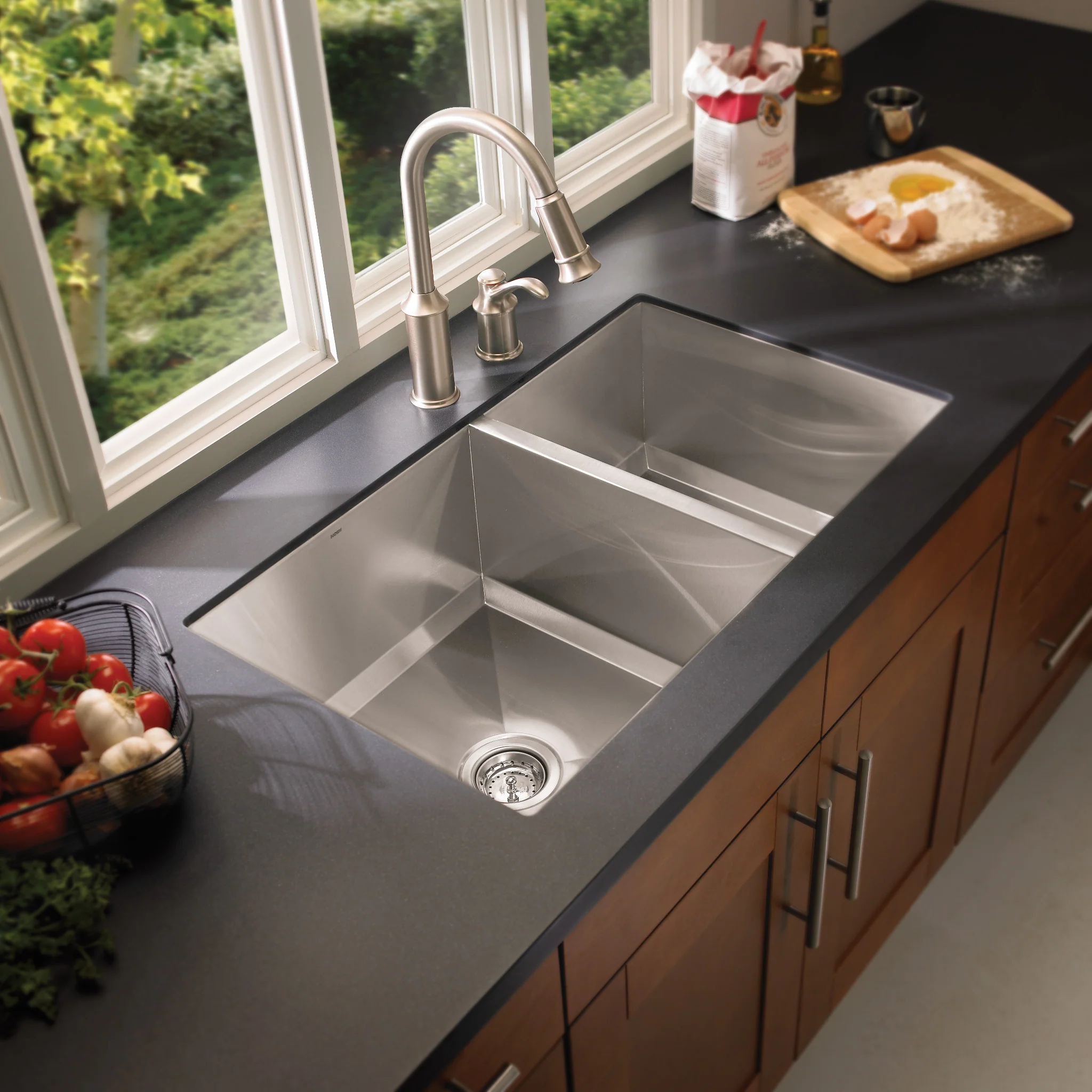 Prep 34" Undermount Double Bowl Sink - Image 3