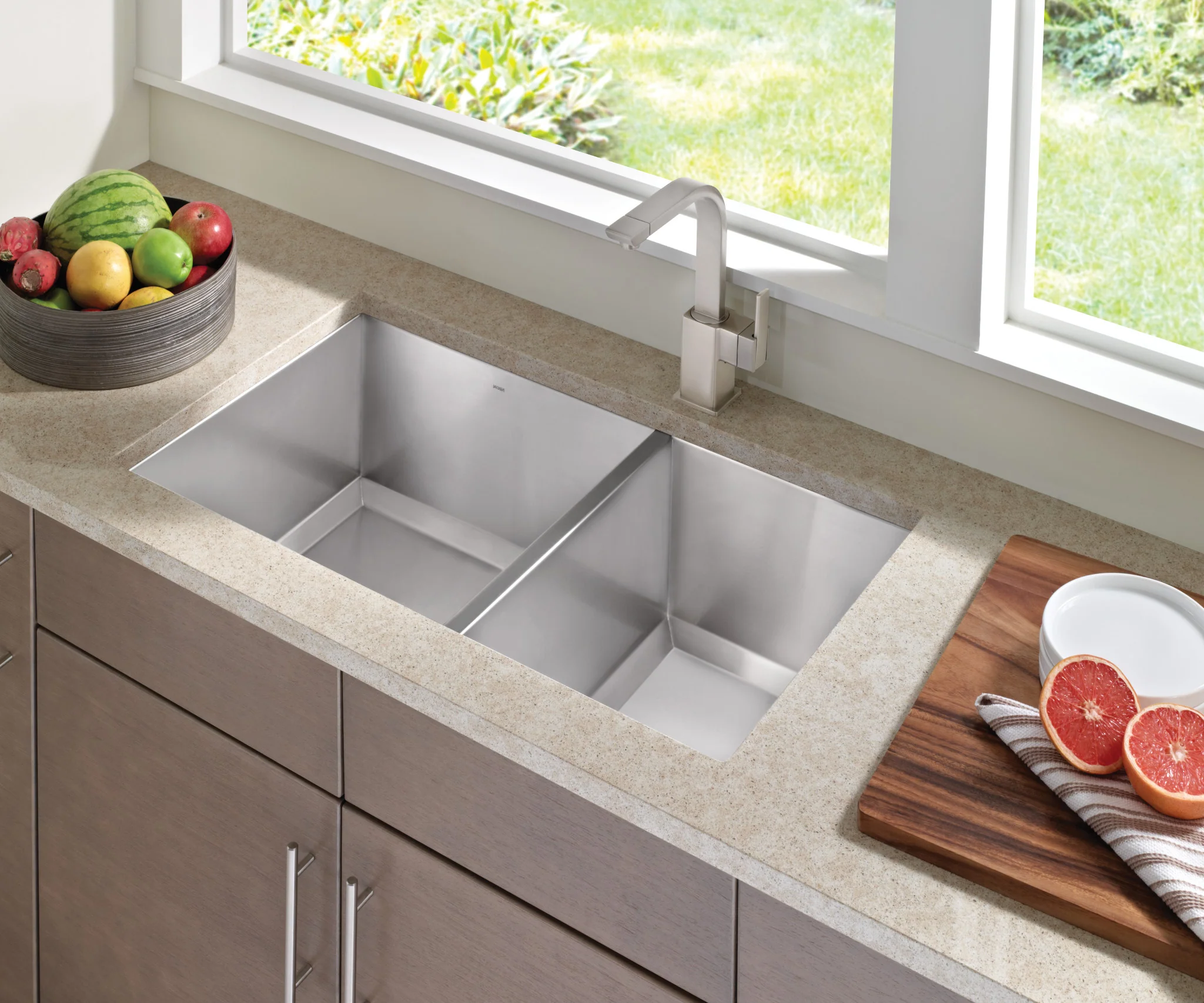 Prep 34" Undermount Double Bowl Sink - Image 5