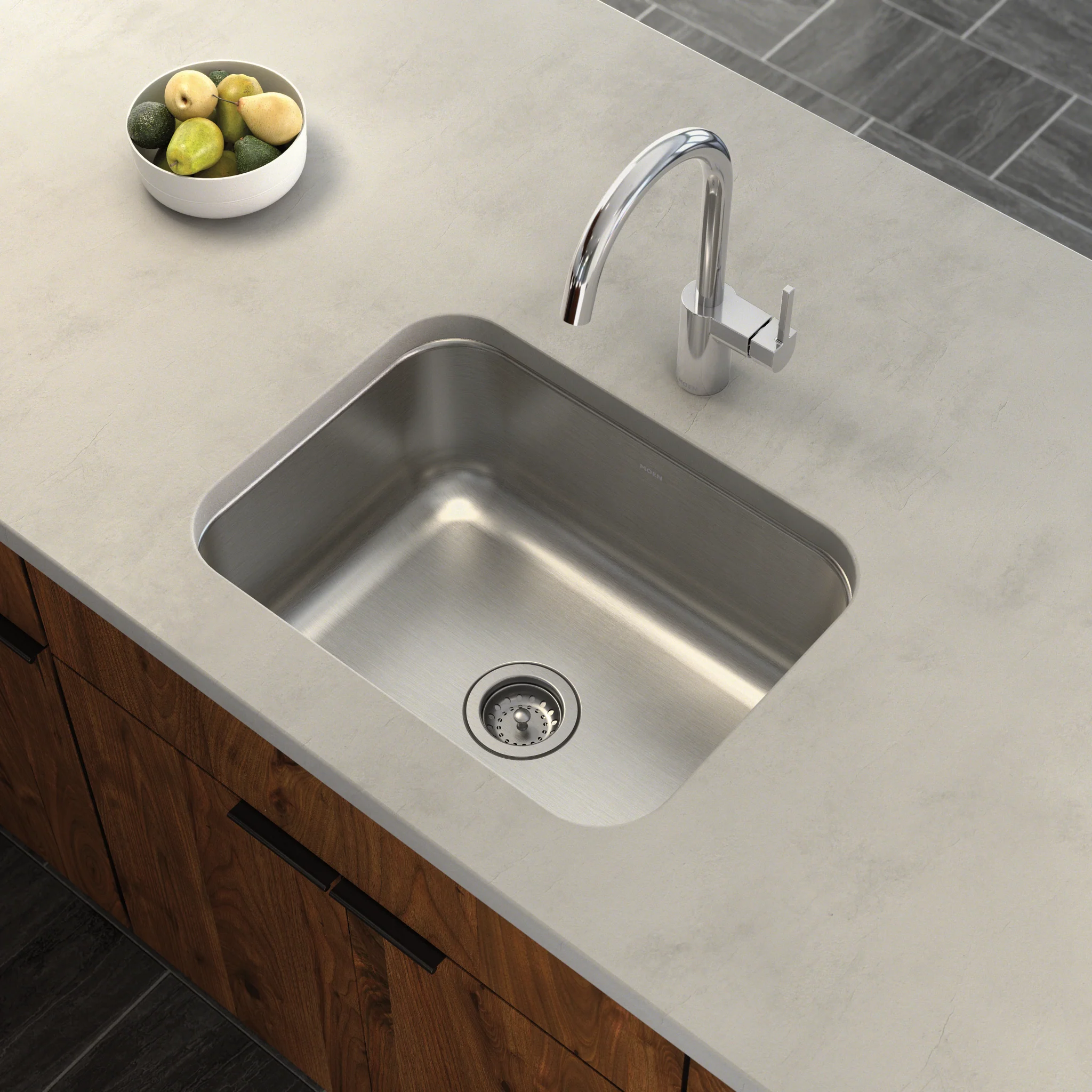 1800 Series 23-1/2" X 18-1/4" 18 Gauge Single Bowl Sink - Image 2
