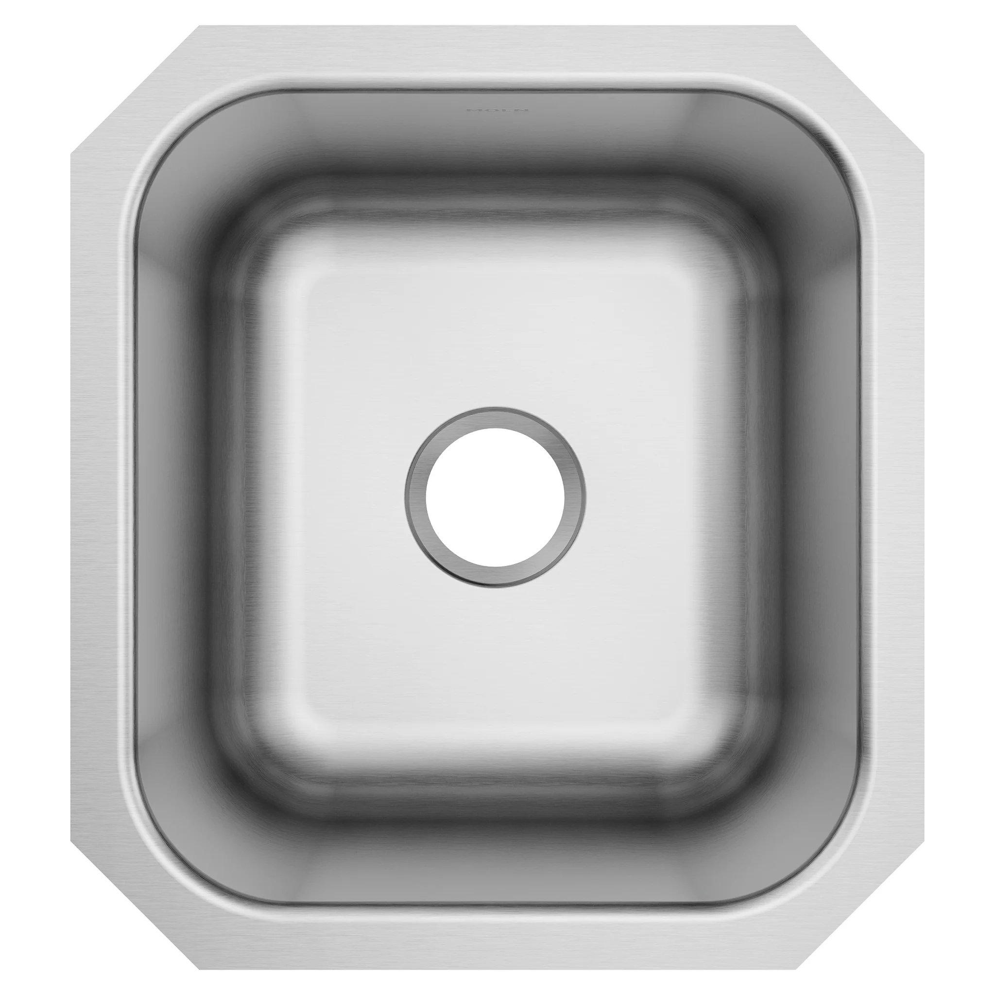 1800 Series 16-1/2" x 18-1/4" Stainless Steel 18 Gauge Single Bowl Sink - Image 3