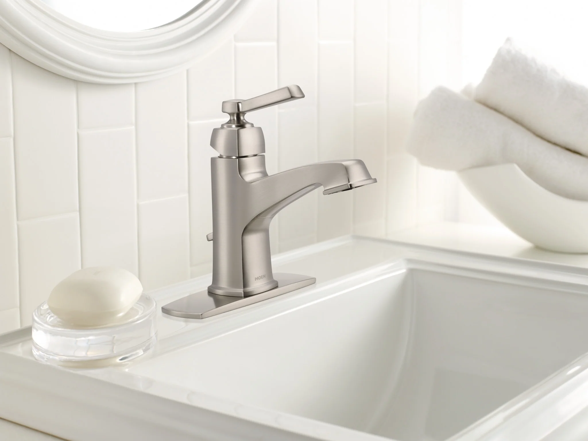 Boardwalk One-handle Bathroom Sink Faucet - Image 4